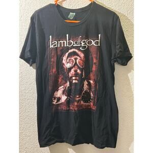 Lamb of God "Gas Mask Waves" T-shirt Large band music